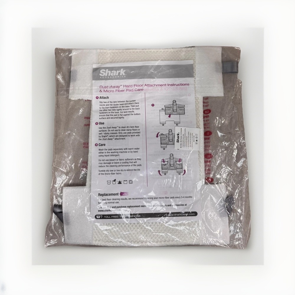 SHARK Dust Away Hard-Floor Attachment Micro Fiber Pad